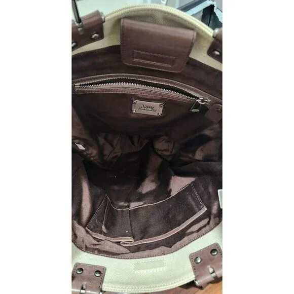 7 For All Mankind Ring Bucket Tote Shoulder Bag - Picture 13 of 16